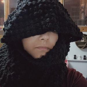 Handmade hooded (long) scarf